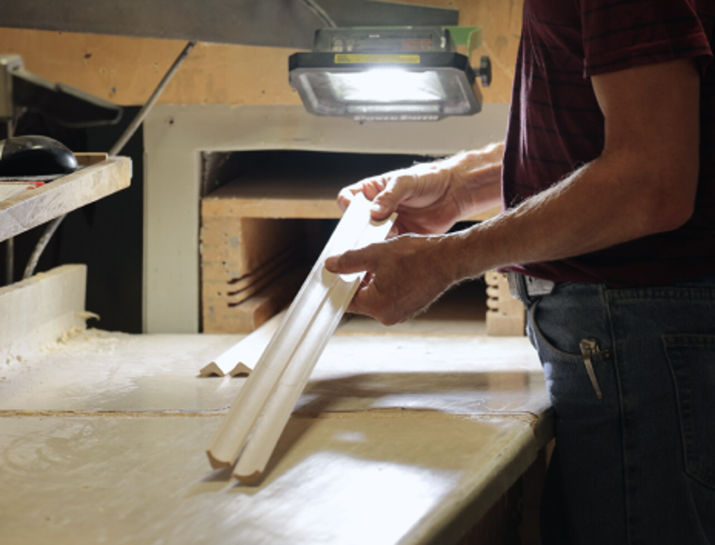 Moulding Sanding Sanded Moulding being Inspected by Tilo Professional
